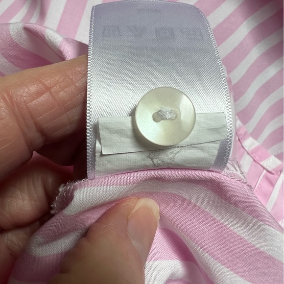 Foxcroft Wrinkle Free Shaped Blouse 14P - Picture 10 of 12